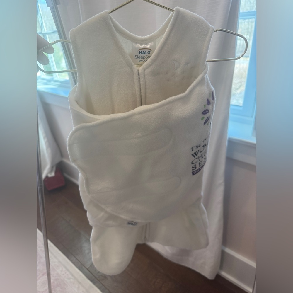 Fleece Branded Halo SleepSack Swaddle - Cream
